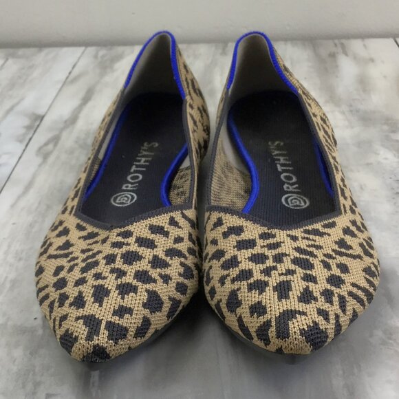 Rothy's Leopard Pointed Flats 10.5 - Picture 7 of 10